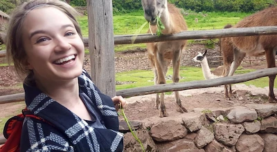 Foto de Kate en Perú