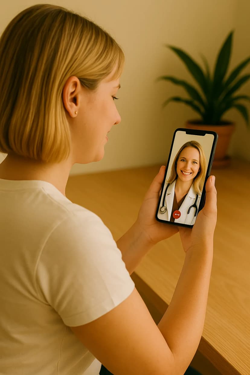 Videollamada con médico